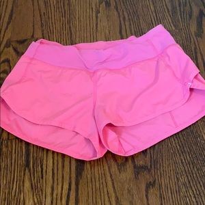 lululemon speed up shorts size 4